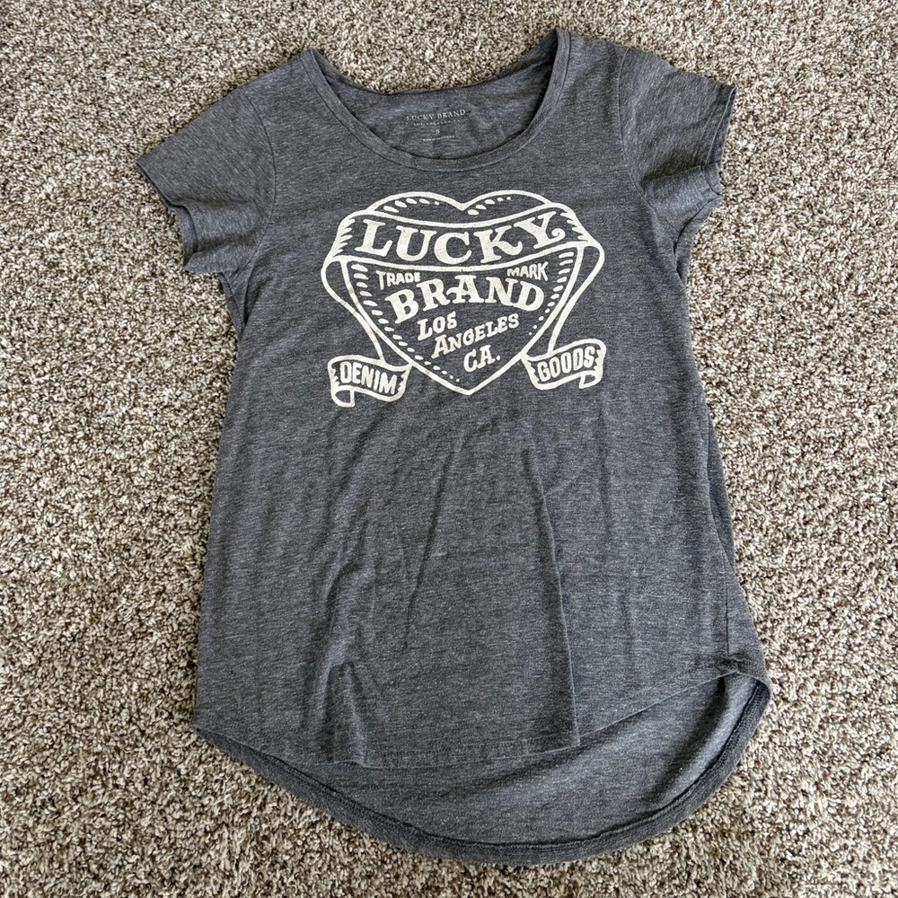 Lucky Brand Women’s High Low Hem Shirt Size Small